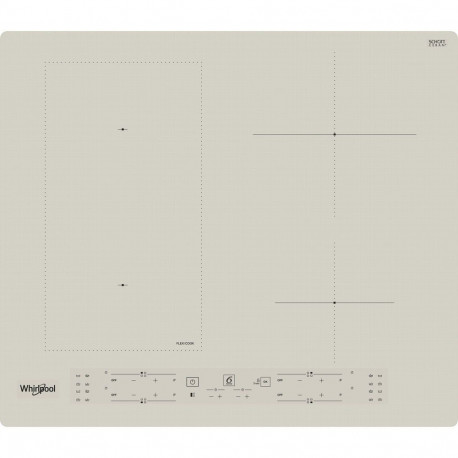 Induction Cooktop - WHIRLPOOL WL B6860 NE/S, 60 cm, 4 Zones, Touch Control, Beige