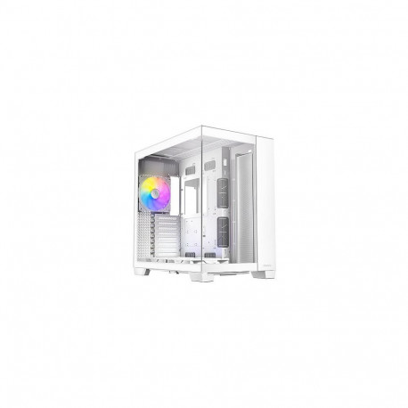 "C8 ARGB Full Tower PC White ATX EATX ITX Micro ATX Glass Plastic Steel Glass"