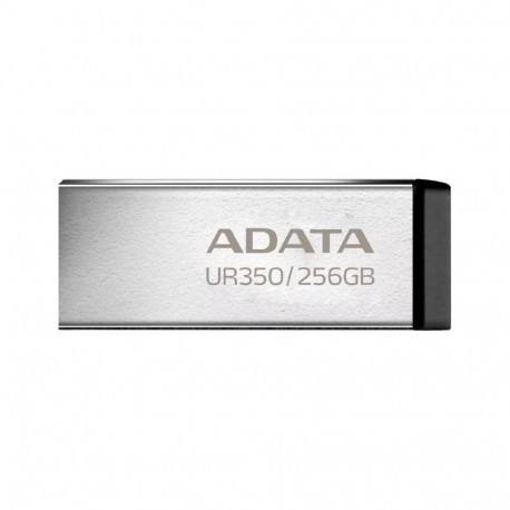 ADATA USB-mälupulk UR350 256GB USB Type-A 3.2 Gen 1 (3.1 Gen 1), must, hõbedane
