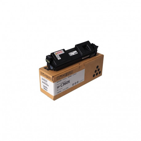 Ricoh SP C360X (408250) Toner Cartridge, Black