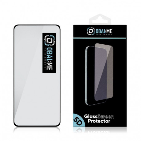 OBAL:ME 5D Glass Screen Protector for Xiaomi Redmi Note 14 Pro+ 5G / black