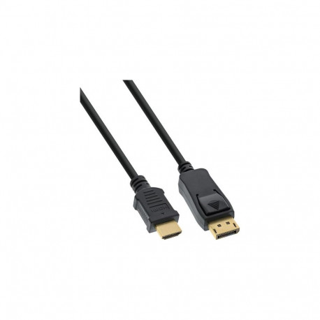InLine DisplayPort to HDMI converter cable, black, 3m