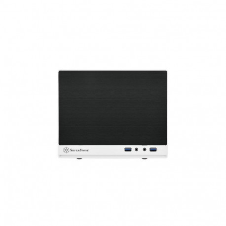 Silverstone SG13, Mini Tower, PC, Black, White, Mini-ATX, Mini-DTX, Plastic, Steel, 6.1 cm