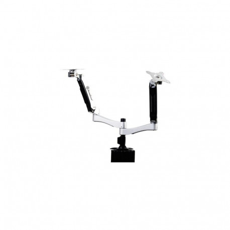 Silverstone SST-ARM22SC monitor mount / stand 61 cm (24") Desk Silver