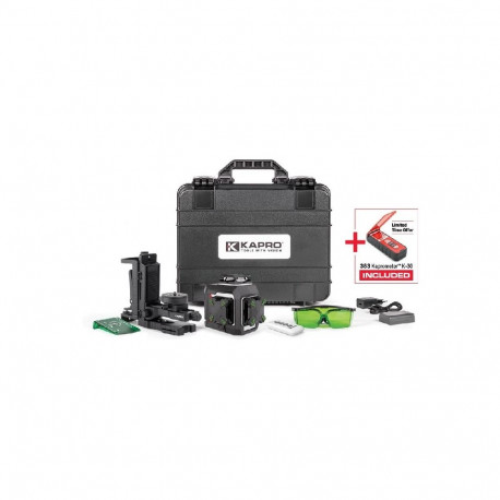 Kapro Maestro 3D with green beam + 363 laser distance measurer