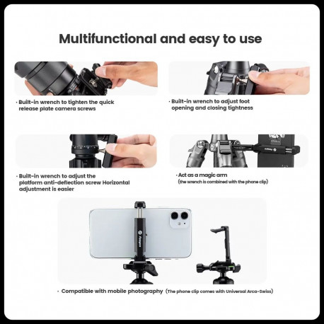 Tripod Fotopro Sherpa Max (Grey)