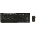 Logitech Keyboard and Mouse Set MK270 - US Layout - Black