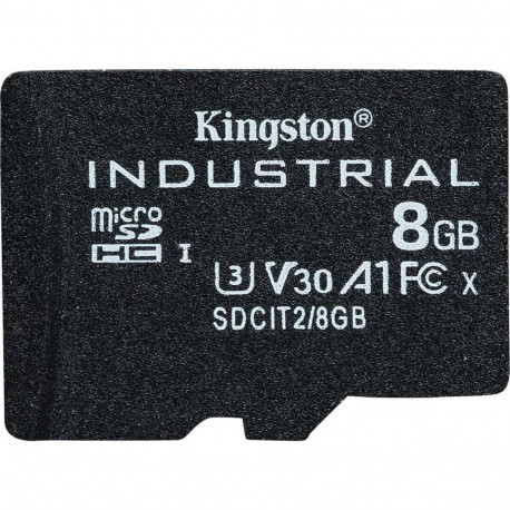 Kingston Technology 8GB microSDHC Industrial C10 A1 pSLC Card Single Pack w/o Adapter