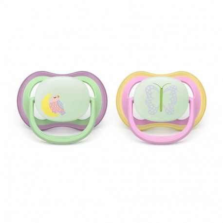 Philips Avent Ultra Air Night Baby Pacifier 6-18m 2pcs