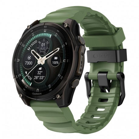 TECH-PROTECT MOTION GARMIN FENIX 5 / 6 / 6 PRO / 7 / 8 / 8 PRO / E / 9 / 9 PRO (47 MM) MILITARY GREE