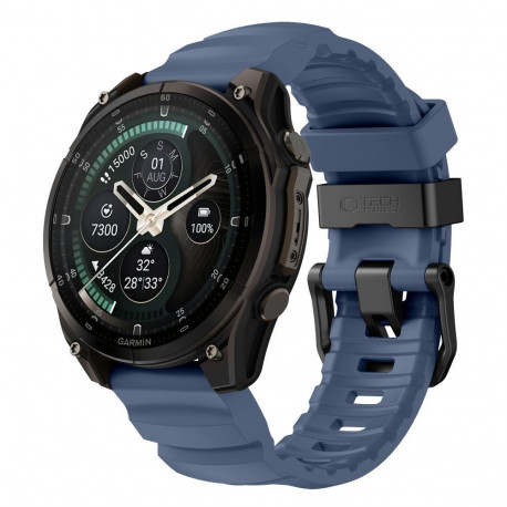 TECH-PROTECT MOTION GARMIN FENIX 5 / 6 / 6 PRO / 7 / 8 / 8 PRO / E / 9 / 9 PRO (47 MM) NAUTICAL BLUE