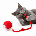 Tessa self-moving interactive ball with string for cats