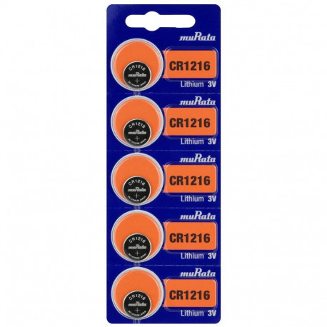 Battery - Murata CR1216 Lithium Coin Battery 3V 1.3g