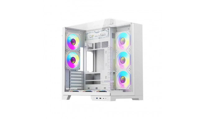Computer Case - Darkflash TH285 PLUS 8-Fan White Case