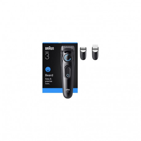 Braun habemetrimmer BT3520 Series 3, must-sinine