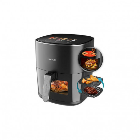 Cecofry&Grill kuumaõhufritüür Duoheat 6500 2200W 6,5l korviga, vaateaknaga, kahekordse kütteelemendi