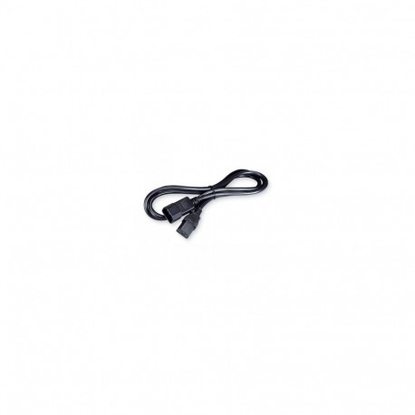 BLACKBOX IEC EXTENSION CORD - BLACK, C14/C13, 0.5M