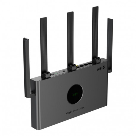 Ruijie Networks RG-EW3000GX PRO wireless router Gigabit Ethernet Dual-band (2.4 GHz / 5 GHz) Black