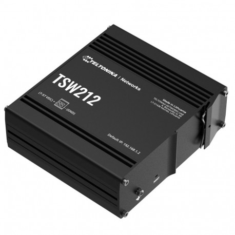 Teltonika TSW212 Managed L2 Gigabit Ethernet (10/100/1000) Black