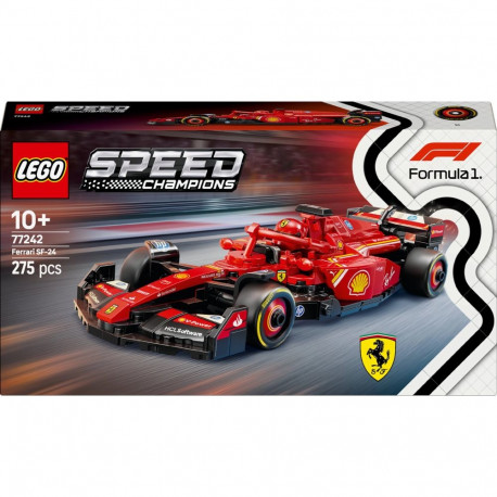 Speed Champions Ferrari SF-24 F1-võidusõiduauto (77242)