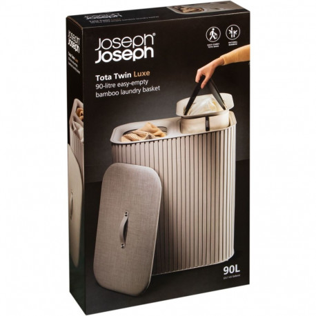 Joseph Joseph pesusorteerija Tota Twin Luxe 90L, ekrüü