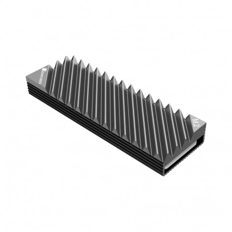 Jonsbo M.2-3 GREY computer cooling system Solid-state drive Heatsink/Radiator Black  Grey 1 pc(s)