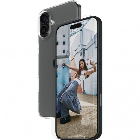 PanzerGlass SAFE. by ® 2-in-1 Protection Bundle iPhone 16 Plus  Bulk Caurspīdīgs ekrāna aizsargs App
