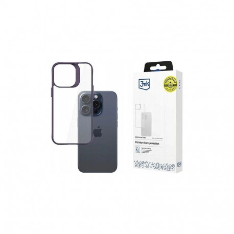 Apple iPhone 15 Pro - 3mk Satin Armor Case+ Purple