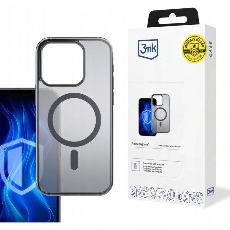 Apple iPhone 15 Pro - 3mk Frosty MagCase Black