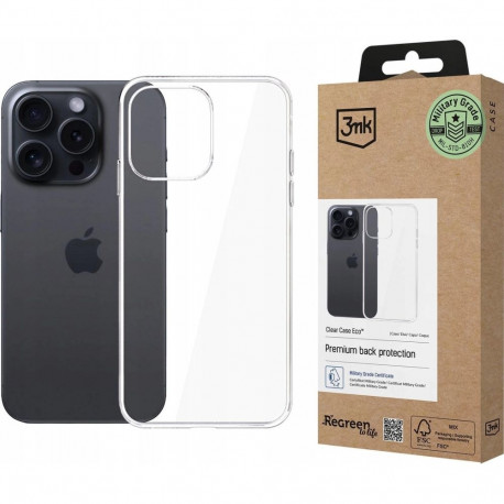 3mk ümbris Apple iPhone 15 Pro Eco GRS CU 1304127, läbipaistev