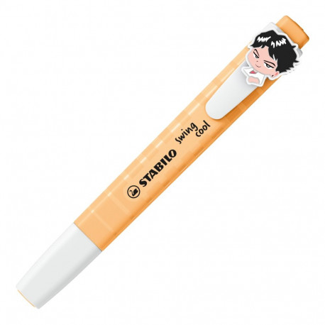 Helestusmarker 1-4mm kahvatu oranž Stabilo Swing cool KPop Demon Hunters Jinu Saja Boys