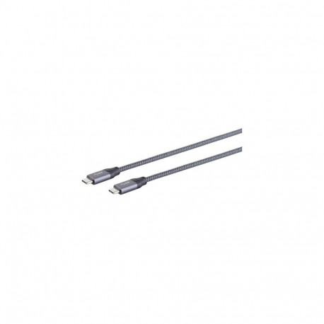 "USB-C (ST-ST) 3.2 Gen.2 1m Grey"