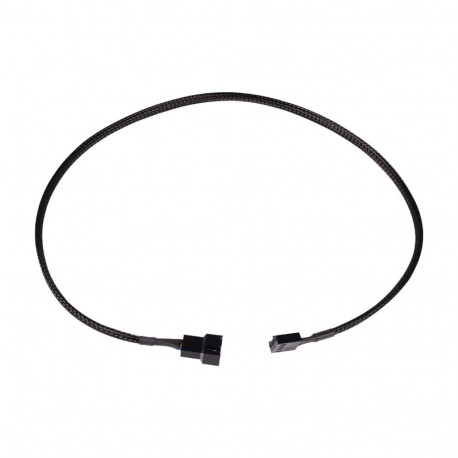 Alphacool ventilaatorikaabel 4-pin kuni 4-pin pikendus 60cm, must
