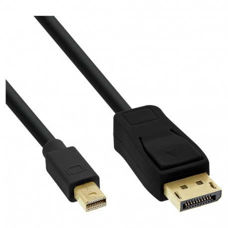"INLINE Mini DisplayPort OUT zu DisplayPort IN Kabel schwarz 0,5m"