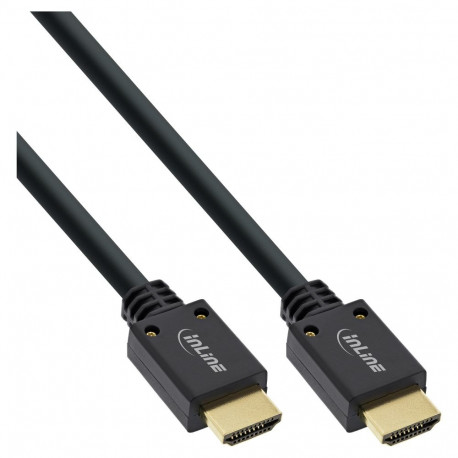 "INLINE HDMI Kabel Ultra High Speed HDMI Kabel 8K4K Stecker Stecker schwarz gold 3m"