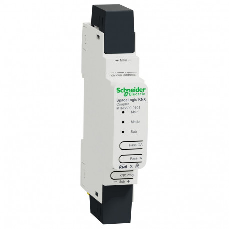 SpaceLogic KNX-sidestusmoodul MTN6500-0101 DIN-liistule