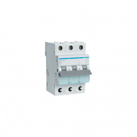 Hager automaatkaitse MCS325 3-pooluseline 6kA C-25A QuickConnect 3M