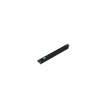 APC EASY RACK PDU, BASIC, HORIZONTAL, 1 PHASE, 3.7KW, 230V, 16A, 8 X C13 OUTLETS, IEC60320 C20 INLET