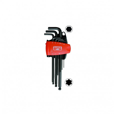 Offset keys set for Hex screws 1,5-10mm 9 pcs