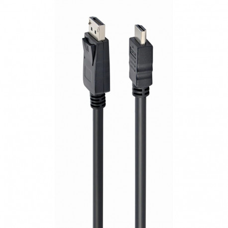 Gembird CC-DP-HDMI-5M video cable adapter HDMI + 3.5mm VGA (D-Sub) Black