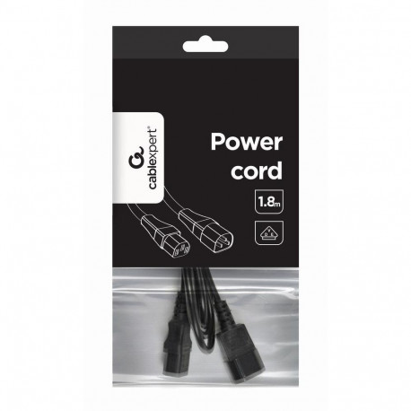 CABLE POWER C13 TO C14 1.8M/PC-189-075-1.8M GEMBIRD