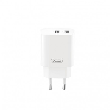 XO wall charger CE55 2x USB 2,4A white