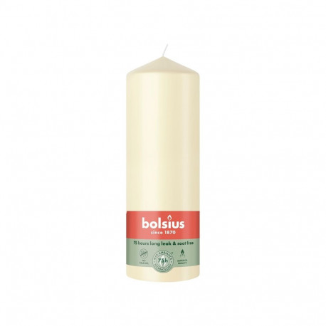 PILLAR CANDLE IVORY H20CM/D6.8CM