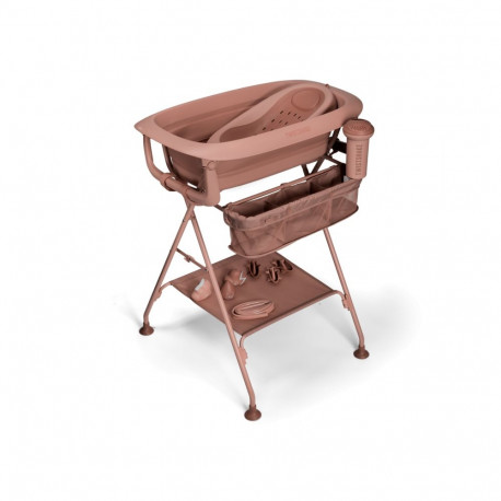 Luxury Bath Kit Warm Blush - Foldable Baby Bathtub & Stand 79354