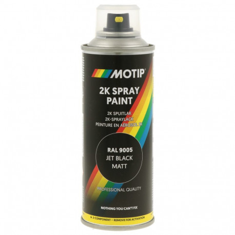 2-K värv RAL9005 must matt 200ml