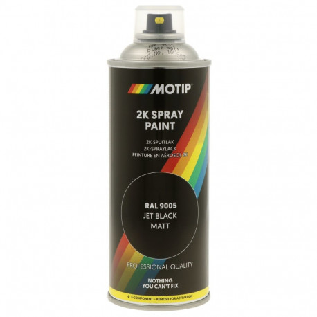 2-K värv RAL9005 must matt 400ml