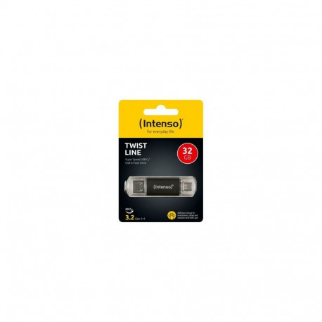 Intenso Pendrive 32GB Twist Line USB 3.2 / Type-C, Black EU (3539480)