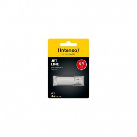 Intenso Pendrive 64GB Jet Line USB 3.2, Silver EU (3541490)