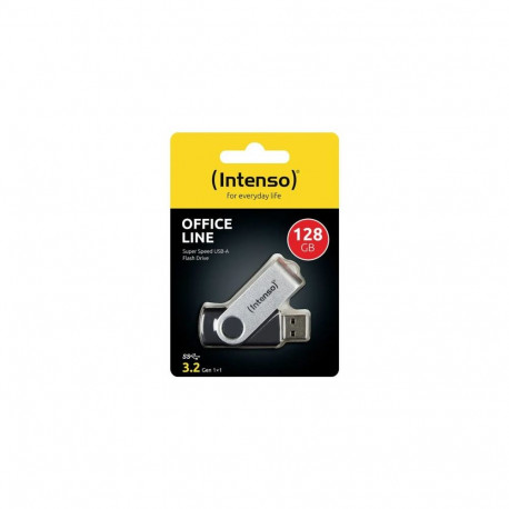 Intenso Pendrive 128GB Office Line USB 3.2, Black EU (3543491)