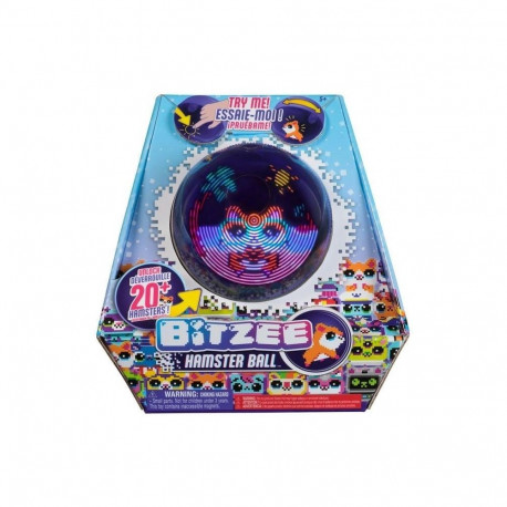 Bitzee  Hamster Ball Interactive Toy with over 20 Hamsters Inside  Rolls & Reacts to Touch  Digital 